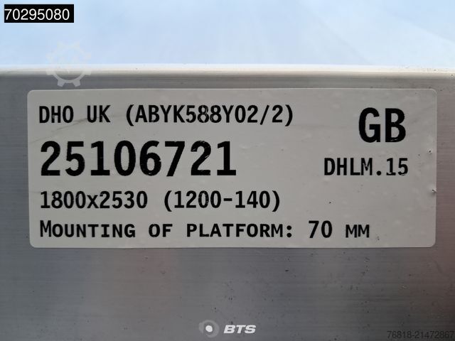 Camión caja DAF XB 230 4X2 FA DC 12t - Paccar Body Koffer