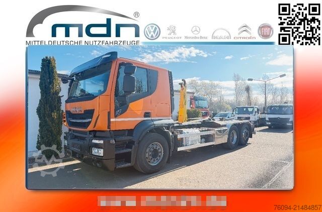 Abrollkipper IVECO X-Way  460 6x2 Abrollkipper lift /lenk AHK