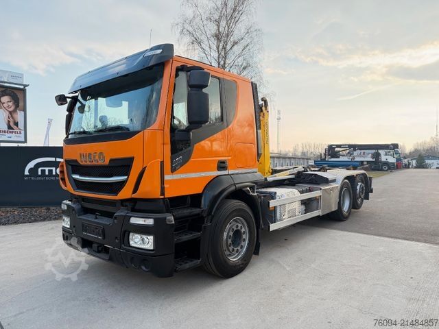 Abrollkipper IVECO X-Way  460 6x2 Abrollkipper lift /lenk AHK