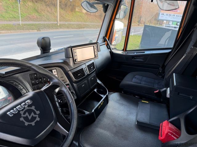 Camión portacontenedores de gancho IVECO Stralis X-Way 460 6x2 Abrollkipper lift/lenk AHK