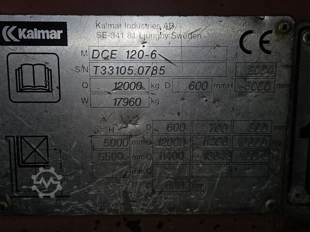 Carretilla elevadora Kalmar DCE 120-6