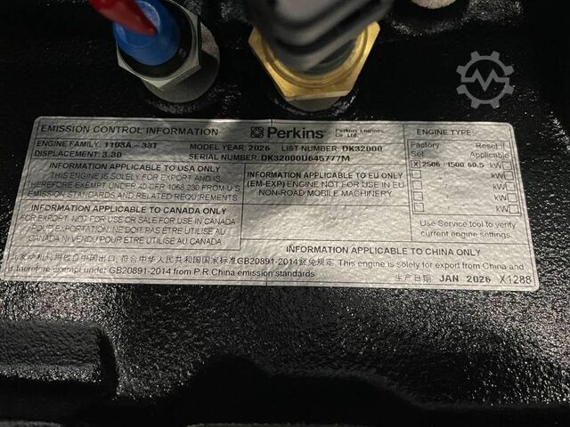  FG Wilson P65-5 - 65 kVA Genset - DPX-16006