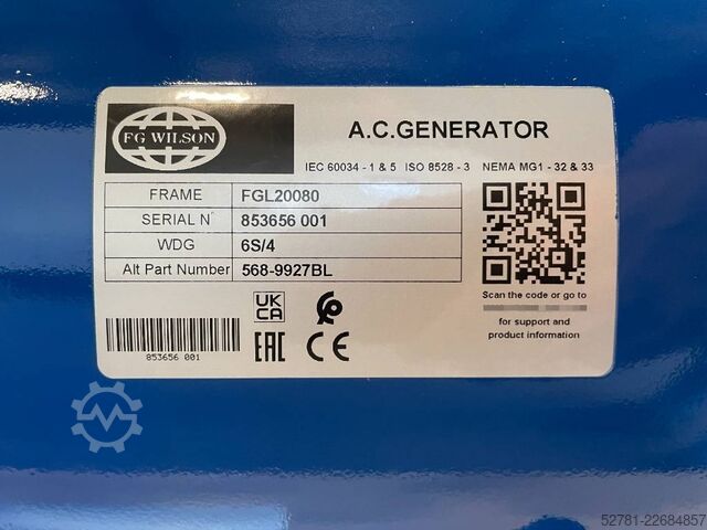Aggregat FG Wilson P65-5 - 65 kVA Open Genset - DPX-16006-O