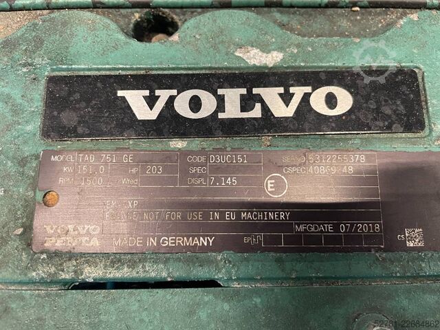 Aggregat Volvo TAD751GE - 165 kVA generator - DPX-12656
