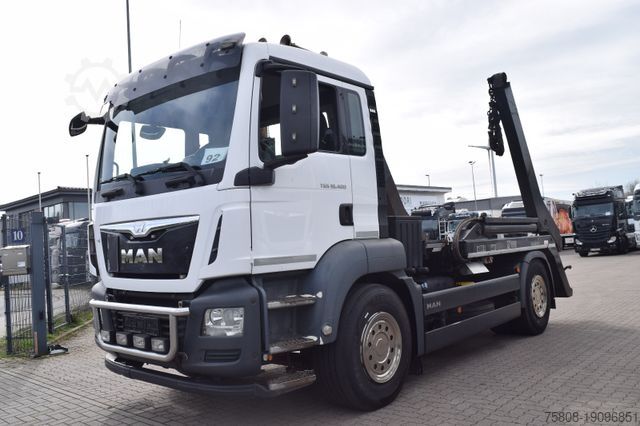 Kiepwagen MAN TGS 18.400 Absetzer Hiab Multilift 142 SLT AHK
