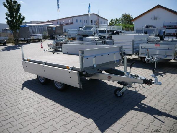 Araba römorku Stema Systema Stahl 2,51×1,53×0,35m 2000 kg