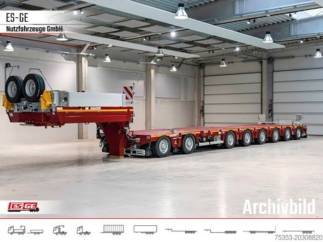 Low loader semitrailer FAYMONVILLE MAX Trailer MAX810 Semi-Tieflader 2+6 PA-X