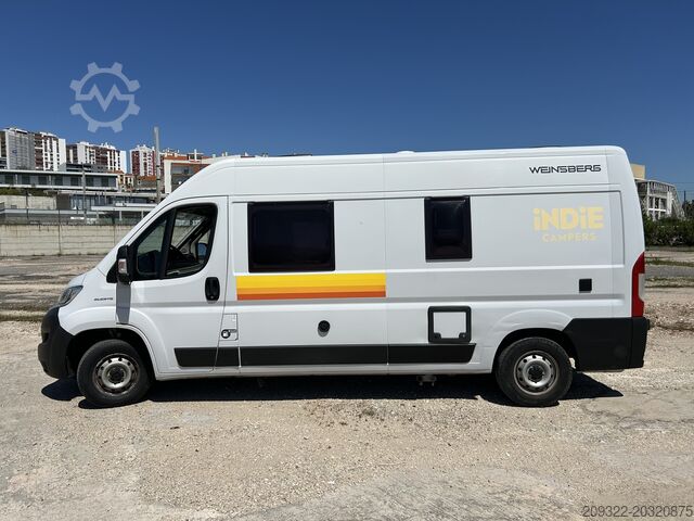 Wohnwagen/Wohnmobil Fiat Weinsberg Carabus 600 K | 4 Posti Letto | Completamente Attrezzato