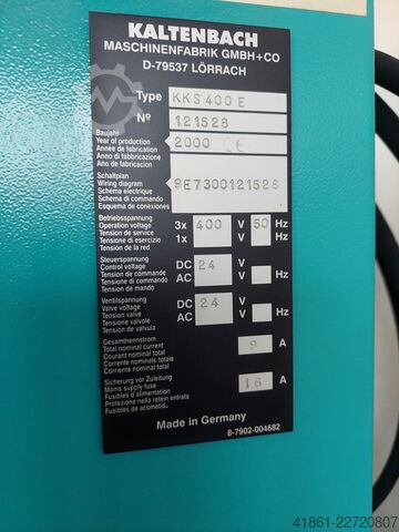 液压金属圆锯床 KALTENBACH KKS 400 E