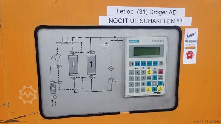 Uscător cu aer uscat cu aspiratoare de material Motan ADC 200/10/20