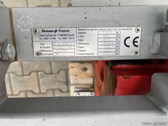 Kẹp thùng Durwen UKK 25-PSD-E