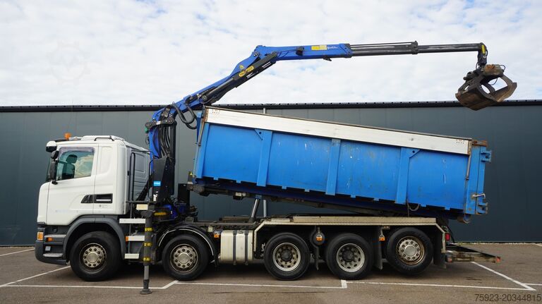 Crane truck Scania G 490 10X4 CABLE SYSTEM TRUCK WITH PALFINGER Q1...