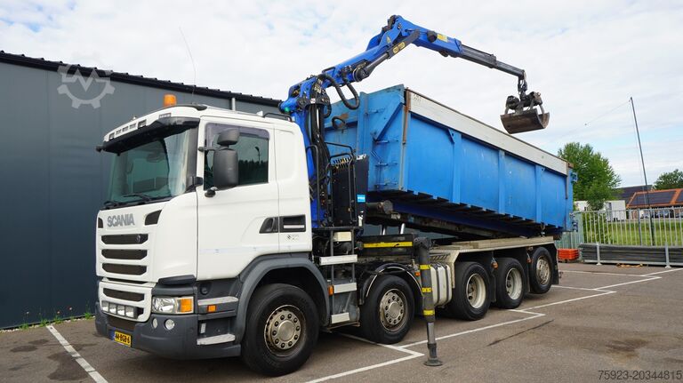 Vinç kamyonu Scania G 490 10X4 CABLE SYSTEM TRUCK WITH PALFINGER Q1...