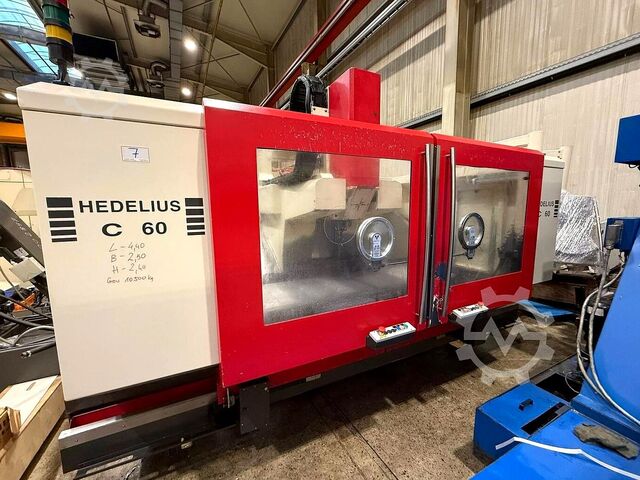 CNC-bewerkingscentrum - bewegende kolom HEDELIUS C60 - 2000