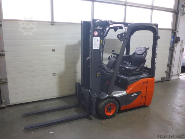 বৈদ্যুতিক 3 চাকা ফর্কলিফ্ট Linde E12