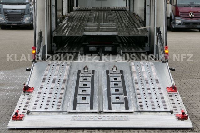 Biltransport semitrailer KÄSSBOHRER SP 9-16 geschlossener Autotransporter