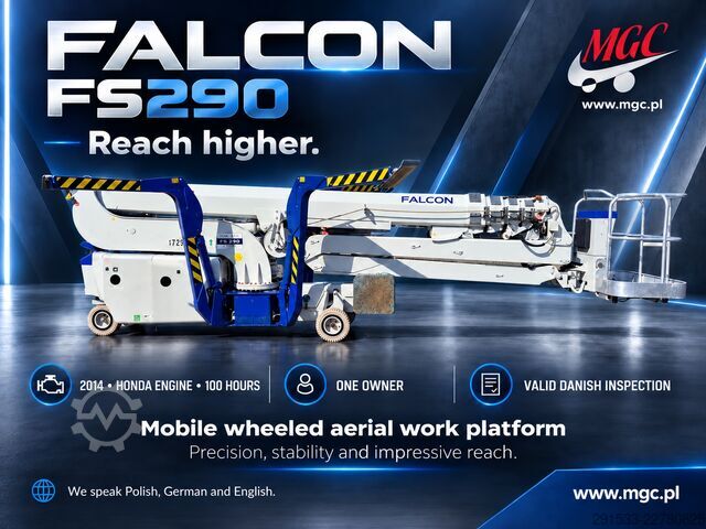 Platform kerja mudah alih Falcon Lifts FS290 - 1 OWNER- ONLY 100MTH