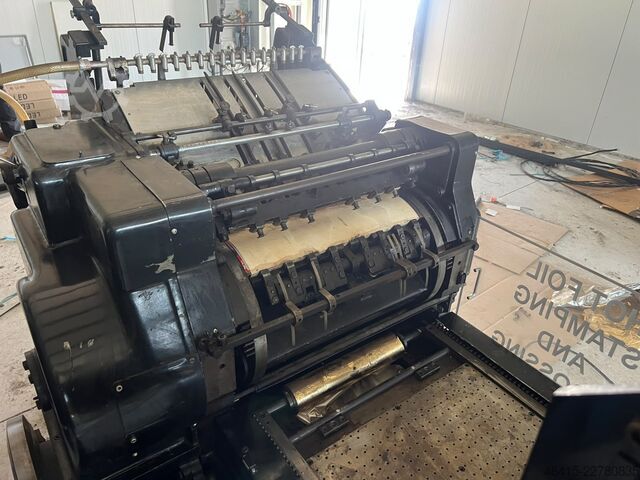 Mesin cetak letterpress heidelberg Cylinder KS