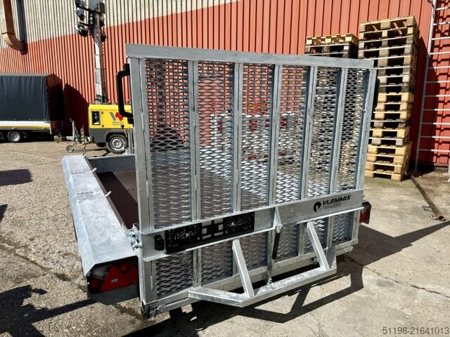 Teška oprema prikolica Vlemmix Baumaschinenanhänger 2,7 t NEU