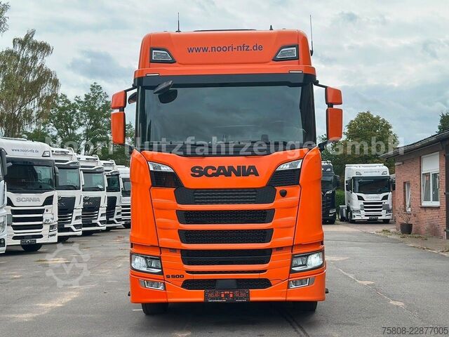 Standardowy ciągnik siodłowy SCANIA S500 Retarder Tank 1000L ACC Standklima