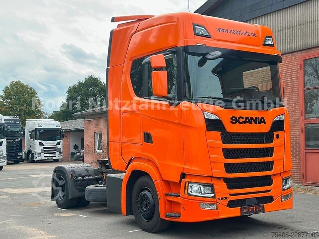 Standardowy ciągnik siodłowy SCANIA S500 Retarder Tank 1000L ACC Standklima