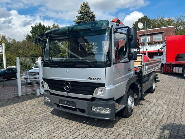 Furgone ribaltabile a tre lati MERCEDES-BENZ 822 Atego MEILLER 3Skipper +PK7002 + Greifer