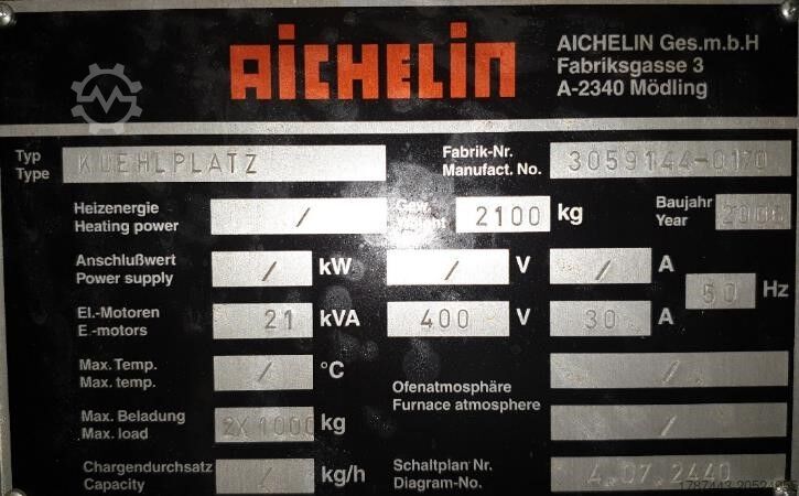 Multipurpose chamber furnace line AICHELIN 