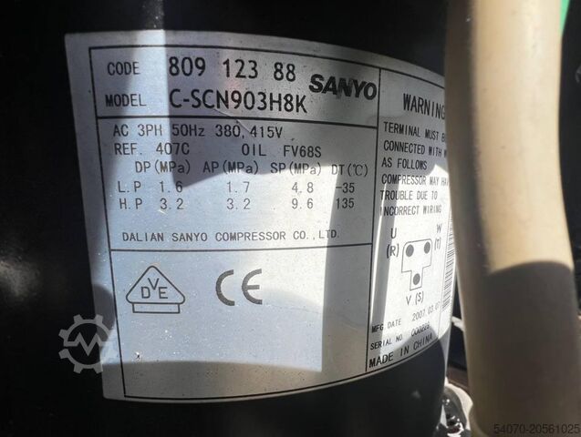 Chiller Used Aircooled chiller National Lab 67 kW. 2008 yom