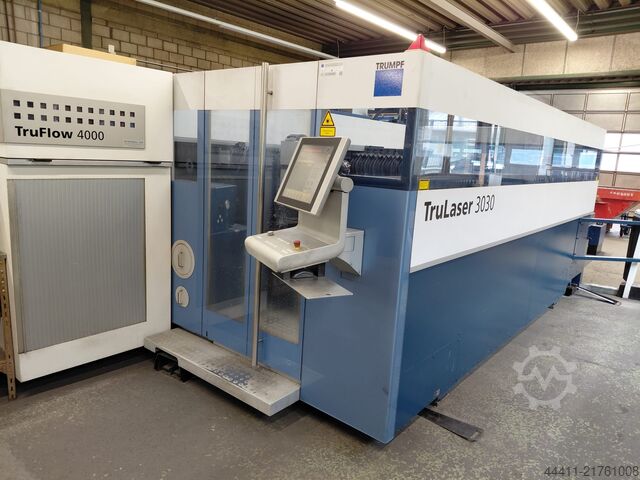 Makinë prerëse me lazer TRUMPF TruLaser 3030 (L20) 4kW mit RotoLas
