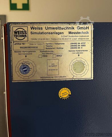 Kälte-Wärme-Prüfschrank Weiss Technik KWP 120/70