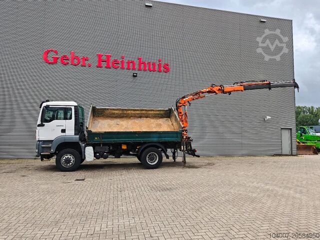 起重卡车 MAN TGS 18.400 4x4 Meiller 3 Seitenkipper Atlas 105...
