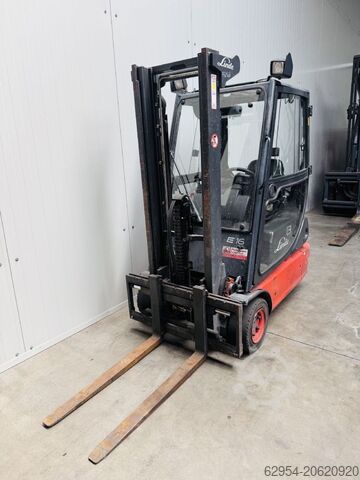 Stivuitor electric cu 3 roți Linde E 16 C-02 Kabine Duplex