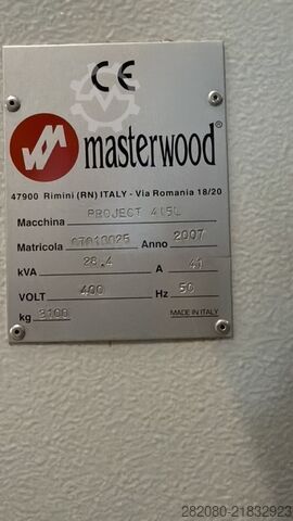 Bearbeitungszentrum Masterwood Projekt 415L
