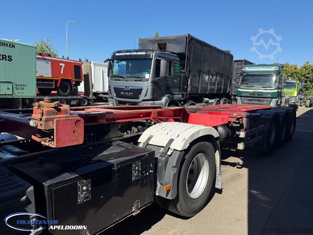 コンテナ輸送 Pacton T3-010 2x uitschuifbaar, BPW met Trommelremmen
