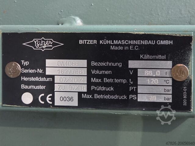 Kältemittelverdichter Bitzer HSN 7461-70-40P (x2) & HSN 7471-75 (x2)