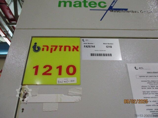 Vertical machining center Matec 30 HV/S