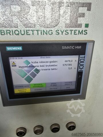 مكبس إنتاج قوالب الوقود (بريكيتر) RUF Lignum R6