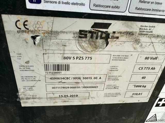 VS-22510 Empilhadeira elétrica Triplex Still RX60-30L com garra Cascade STILL RX60-30L