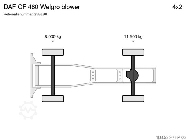 Standard-SZM DAF CF 480 Welgro blower