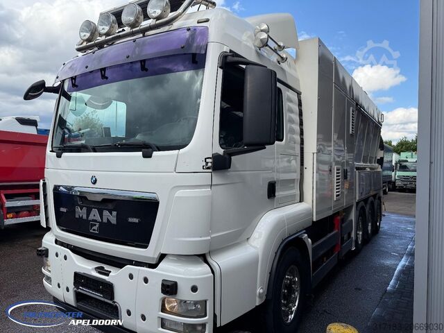 흡입 차량 MAN TGS 35.480 RSP Saugbagger, 8x4, Euro 5, Remote ...