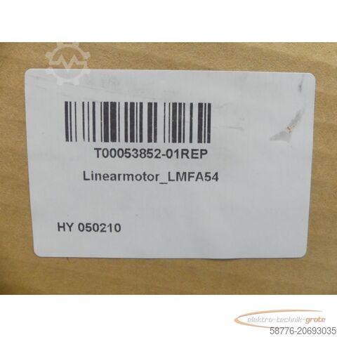 Motor  Hiwin LMFA54 Linearmotor - Primärteil mit Wasserkühlung SN: 61961 --