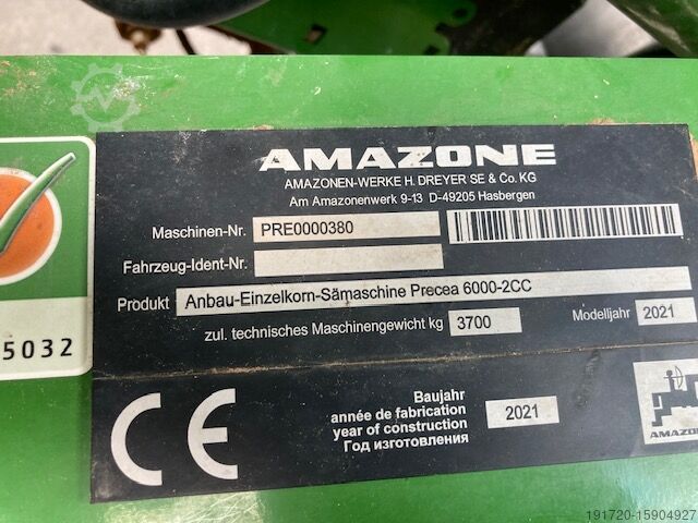 Nákvæmni planta Amazone Precea 8002