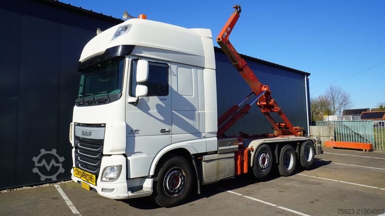 Sistema de braço de gancho DAF XF 460 – 8x2 hooklift truck
