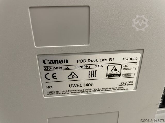 Dijital baskı makinesi Canon imagePRESS C910 incl. Fiery booklet, only 741000 clicks