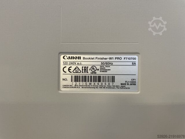 Dijital baskı makinesi Canon imagePRESS C910 incl. Fiery booklet, only 741000 clicks