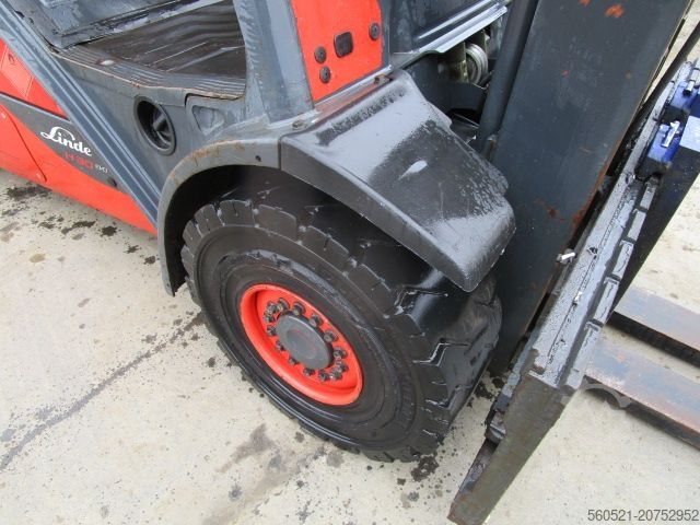 Dīzeļiekrāvēji Linde H30D-02 Triplex-Freihub 4,7m Hubhöhe + Seitenschie