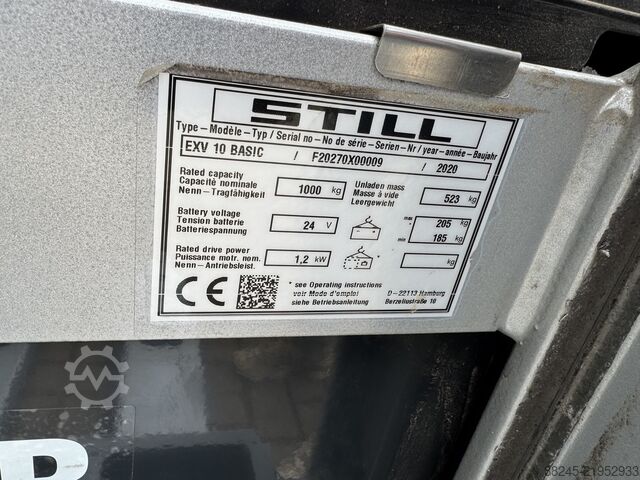 VS-22888 Electric COMPACT stacker STILL EXV 10 Basic STILL EXV 10 Basic