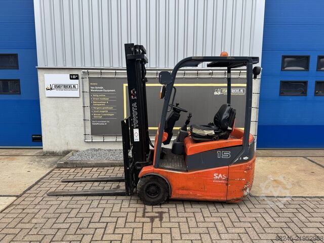 Electric forklift Toyota 7FBEST15 TOYOTA 7FBEST15