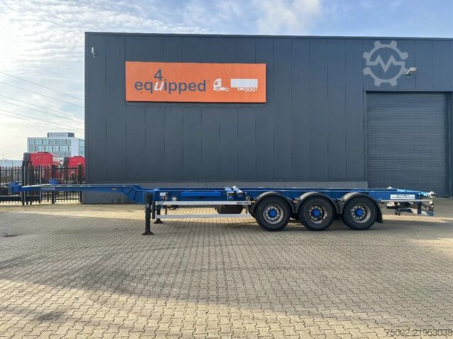 कंटेनर परिवहन Contar 40FT HIGH CUBE chassis / liftaxle / drumbrakes ...