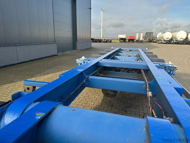 कंटेनर परिवहन Contar 40FT HIGH CUBE chassis / liftaxle / drumbrakes ...